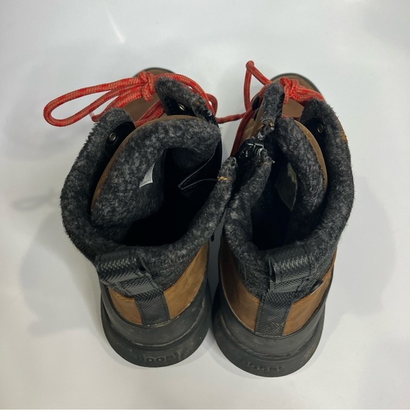 Bogs freedom lace up boots insulated brown leather black womens size 6.5 - Picture 6 of 9